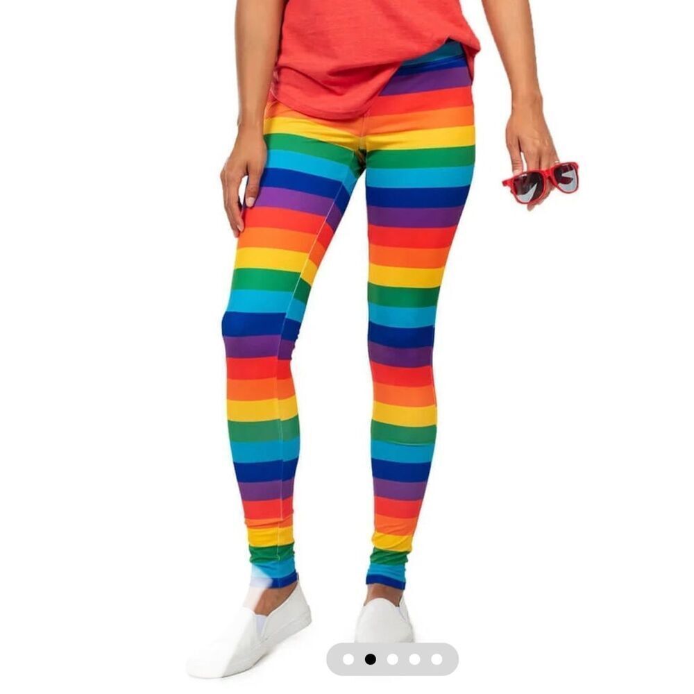 Tipsy Elves NWT size XL rainbow leggings PRIDE